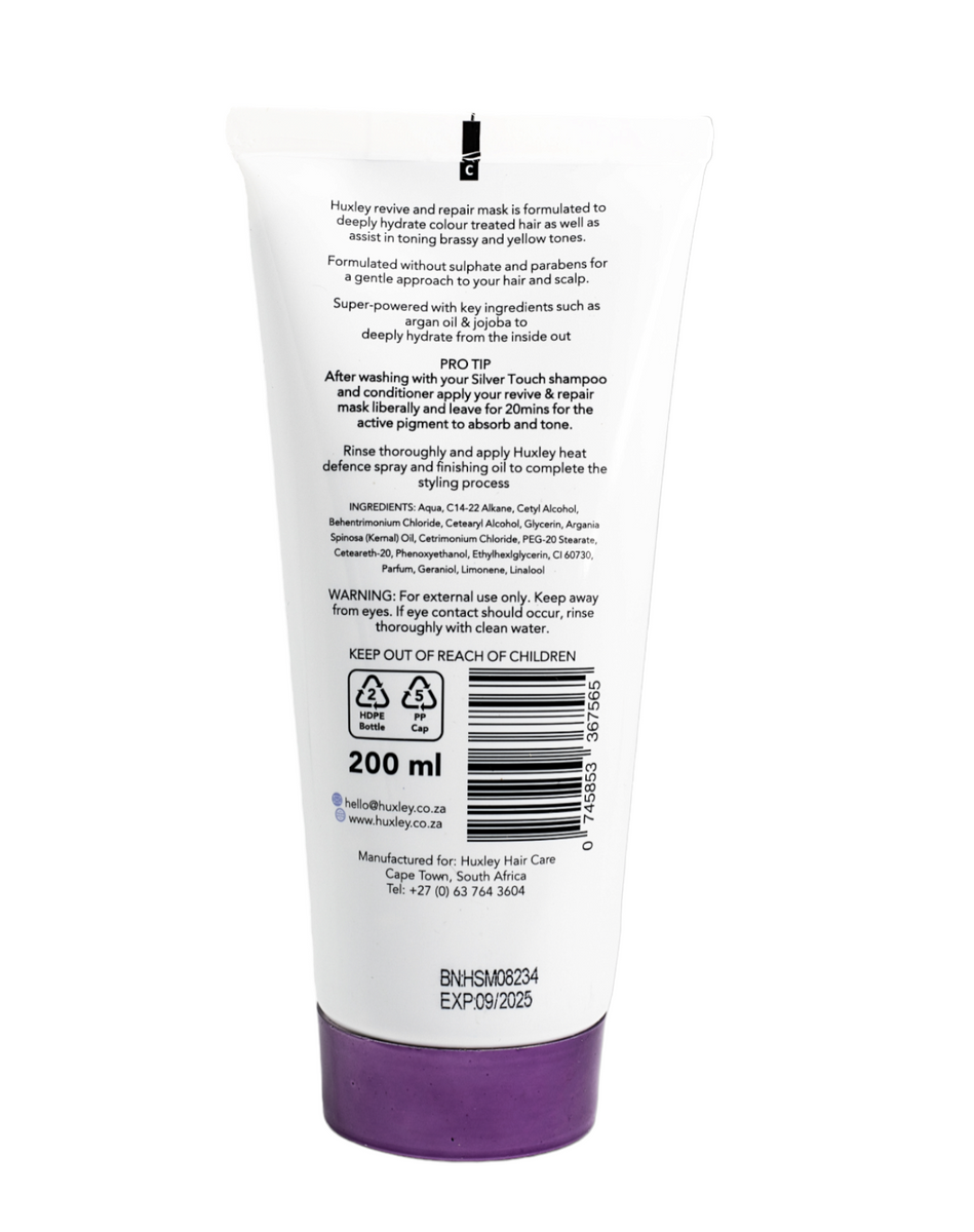 Huxley Hair Care Revive & Repair Mask Pomegranate.Wellness