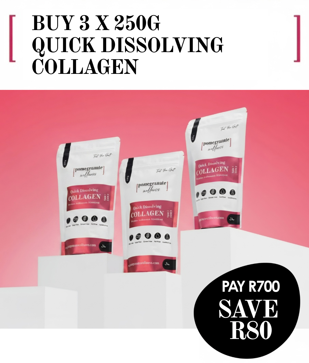PROMO: 3 x 250g Quick Dissolving