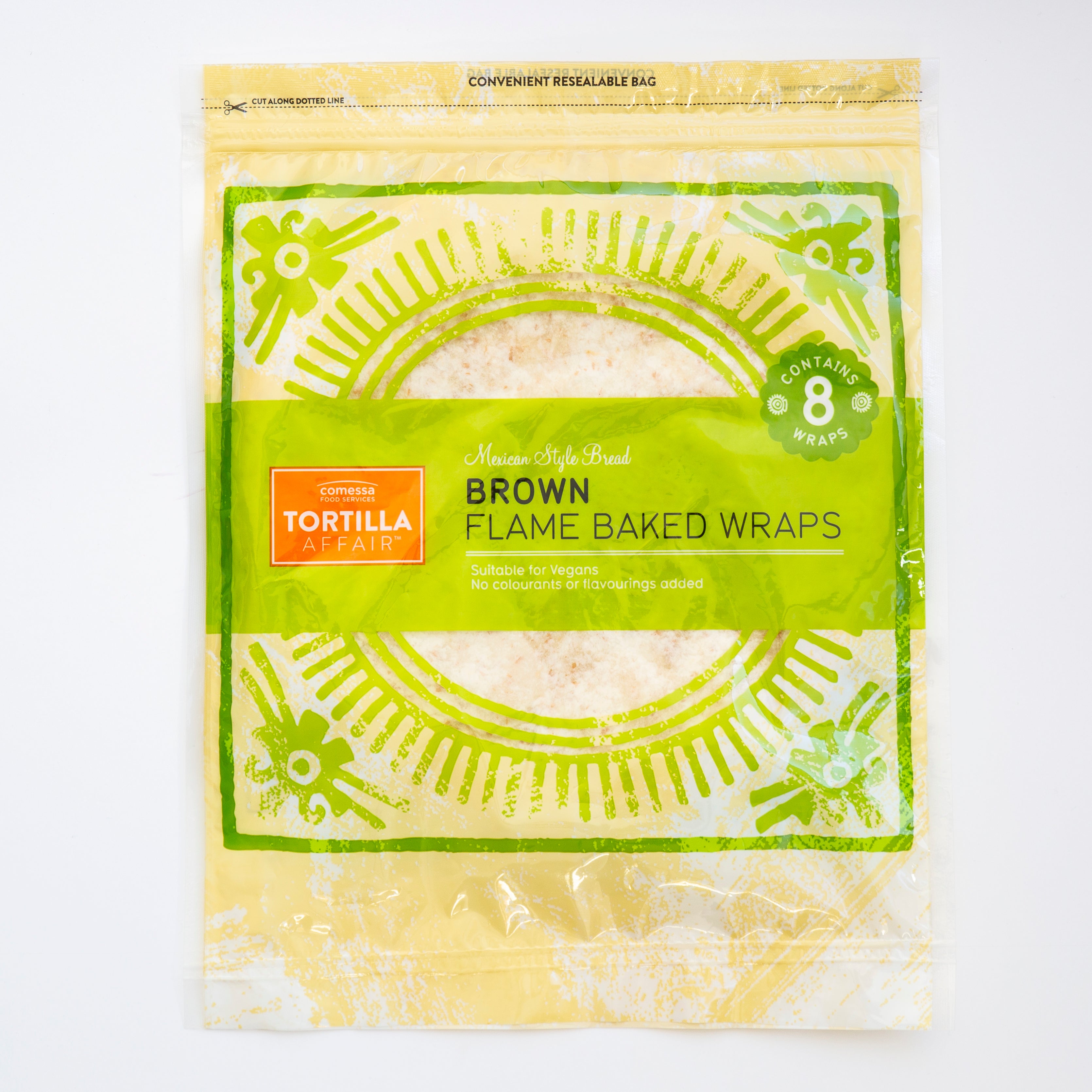 Comessa Foods - Brown Wraps (Available in Cape Town excl Helderberg & Boland)