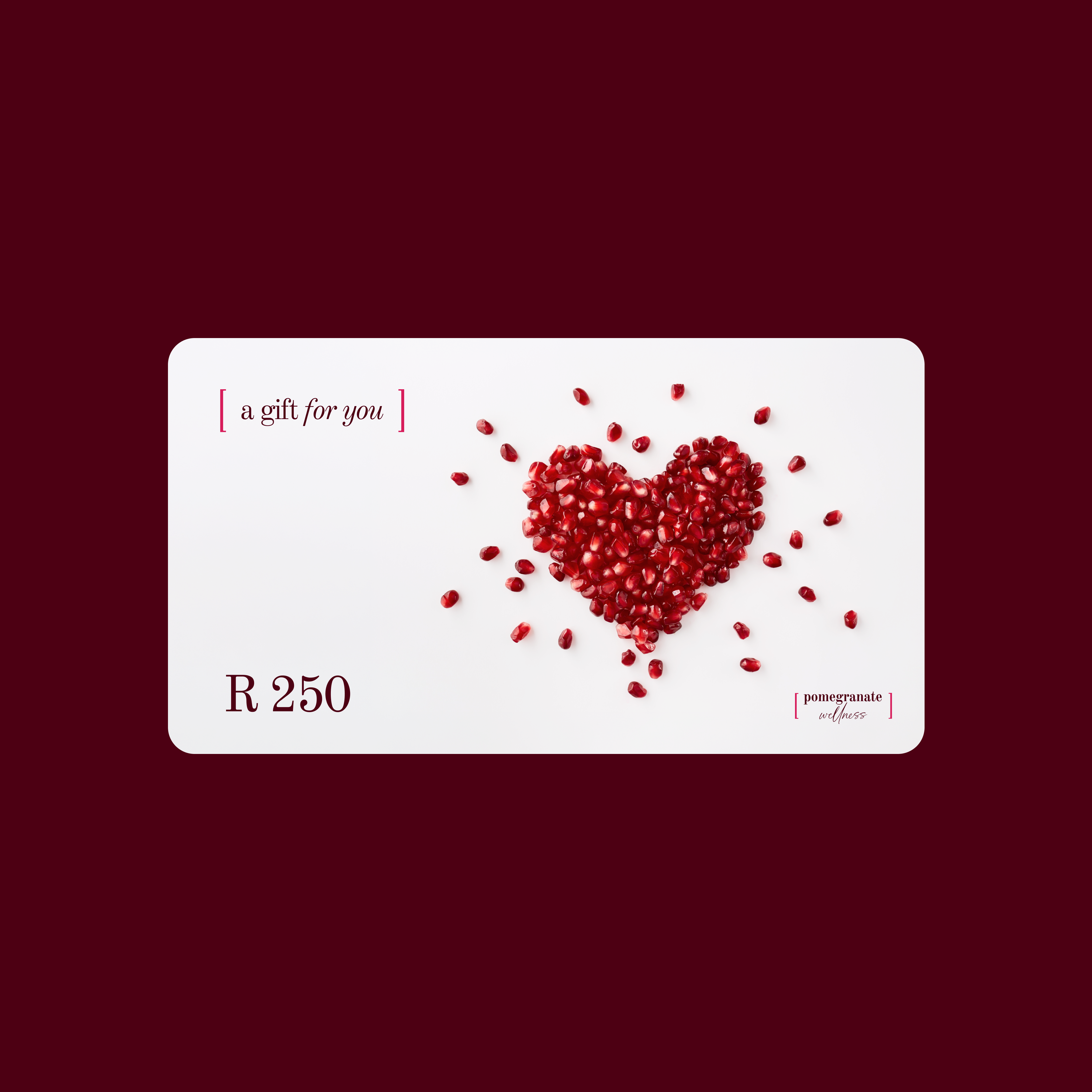 Pomegranate Wellness Gift  Card
