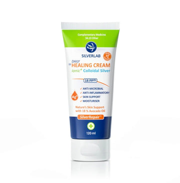 Silverlab Colloidal Silver Healing Cream Tube