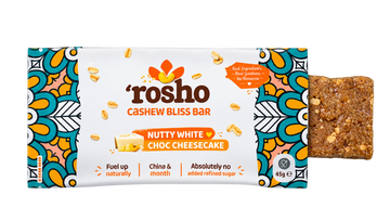 Rosho Cashew Oat Bar - Nutty White Choc Cheesecake