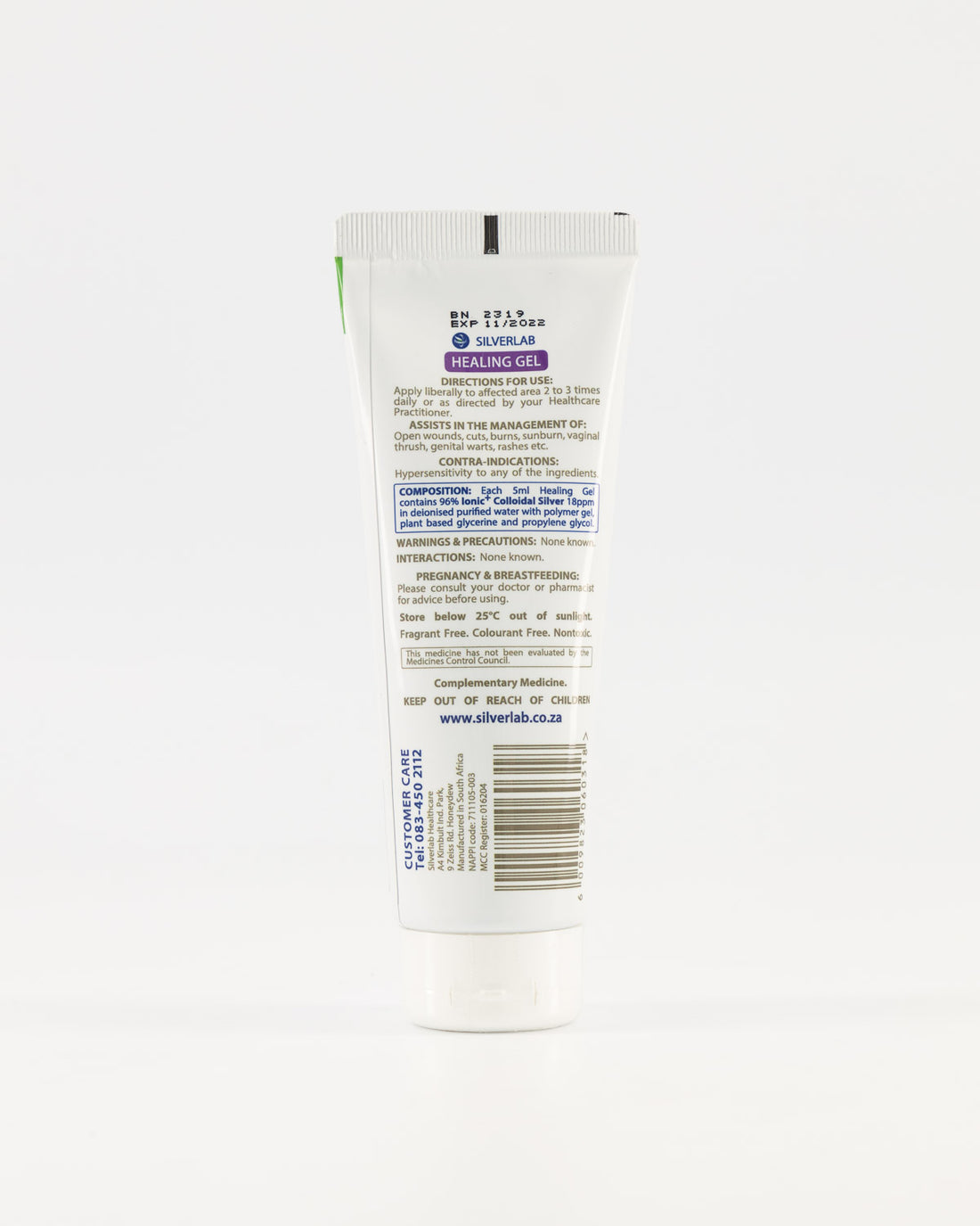 Colloidal Silver Healing Gel